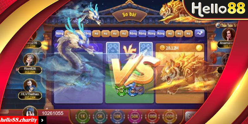 Tựa game Rồng Hổ online độc đáo